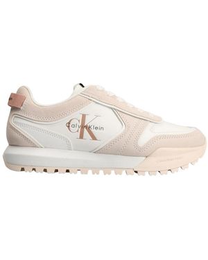 Calvin Klein Lace-Up Casual Shoes - Natural
