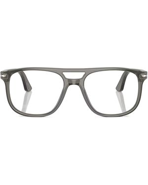 Persol Greta Square-Frame Glasses - White