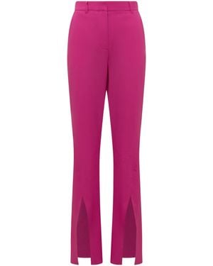 GIUSEPPE DI MORABITO Slit Straight-Leg Trousers - Pink