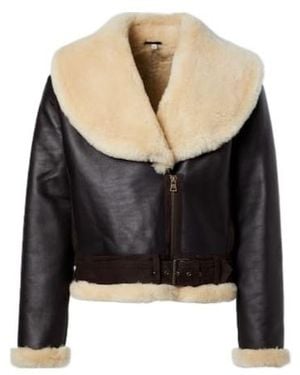 JW Anderson Trimmed Leather Jacket - Black