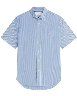 Tommy Hilfiger Short-Sleeved Shirt - Blue