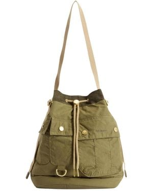Barbour Mia Drawstring Tote Bag - Green