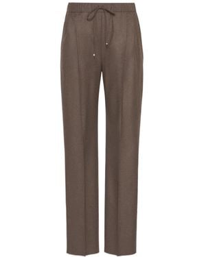 Max Mara Jamia Cashmere Pants - Brown