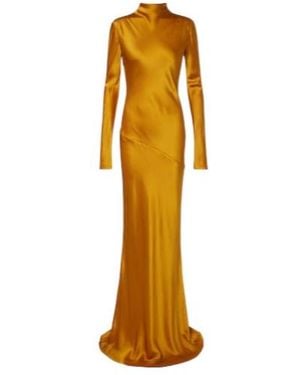 TOVE Gio Silk Satin Gown - Metallic