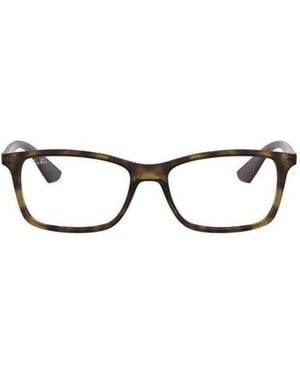 Ray-Ban Rectangular Frame Glasses - White