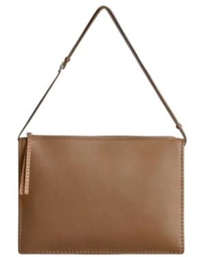 Phoebe Philo Flap Shoulder Bag - Brown