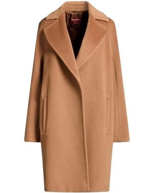 Max Mara Single- Wool Coat - Brown
