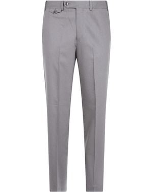 PT01 Casual Pants With Belt Loops - Gray