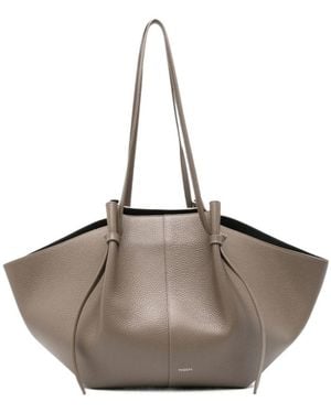 Yuzefi Double-Handled Shoulder Bag - Grey