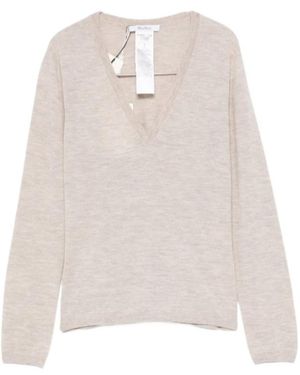 Max Mara V-Neck Jumper - White