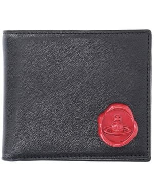Vivienne Westwood Bi-Fold Logo Wallet - Blue
