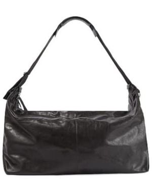 Lemaire Berlingot 72H Leather Duffel Bag - Black