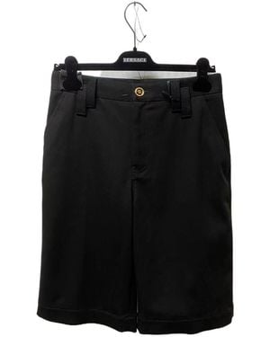 Versace Straight-Leg Bermuda Shorts - Black