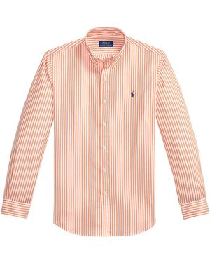 Polo Ralph Lauren Striped Long-Sleeve Shirt - Pink