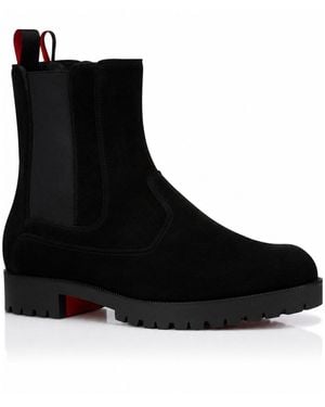 Christian Louboutin 'Cavernos' Chelsea Boots - Black
