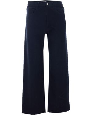 AURALEE Straight-Leg Trousers - Blue