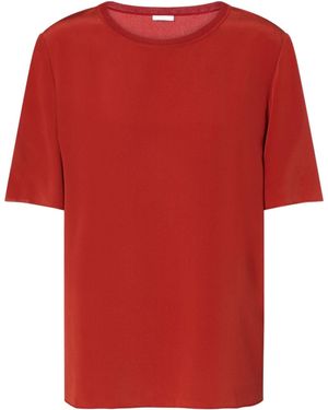 JOSEPH Silk Crêpe Top - Red