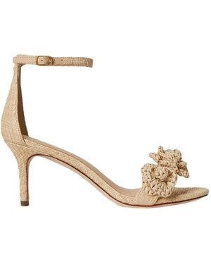 Ralph Lauren Open-Toe High-Heeled Sandals - Metallic