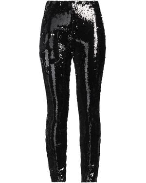Isabel Marant Solid Color Sequined Slim-Fit Pants - Black