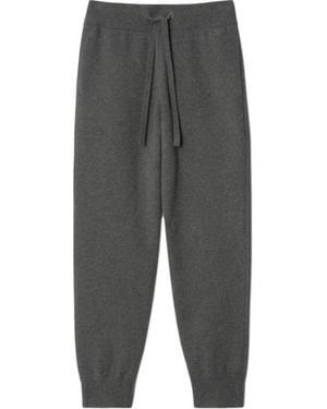 Burberry Larkan Cashmere Blend Jogging Trousers - Grey