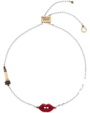 Marc Jacobs The Lips Slider Bracelet - White