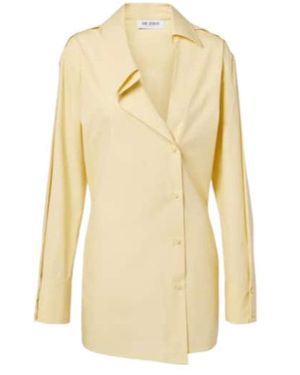 The Attico Cotton Shirt Dress - Natural
