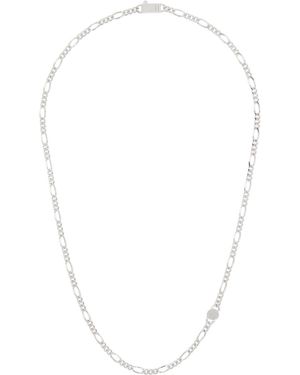 NUMBERING Chain Necklace - White