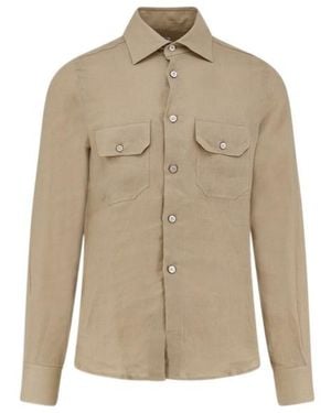 Kiton Pocket Shirt - Natural