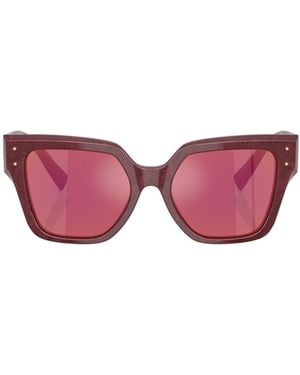 Dolce & Gabbana Eyewear Square Frame Sunglasses - Pink