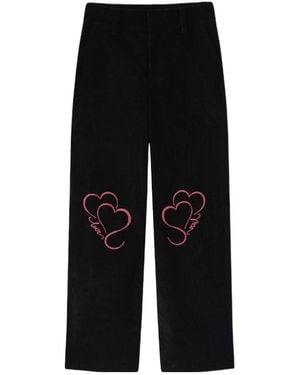 Marissa Chiara Belt Loop Casual Trousers - Black