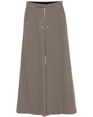 Rick Owens Zip Pants - Brown