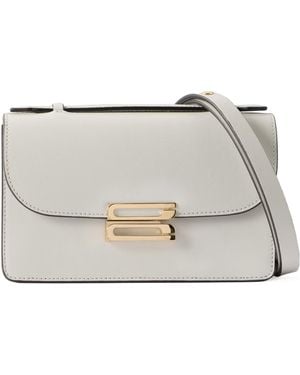 Victoria Beckham Small Leather Shoulder Bag - Grey