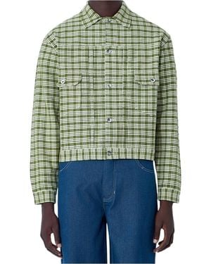 STORY mfg. Long-Sleeved Casual Jacket - Blue