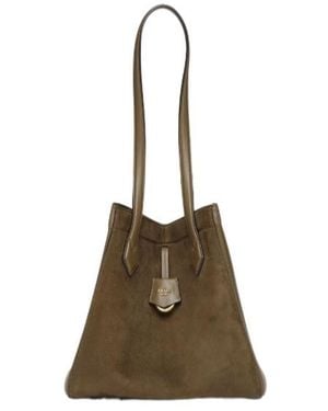 Fendi Origami Medium Tote Bag - Brown