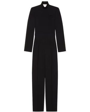 Givenchy Long-Sleeve Backless Jumpsuit - Black