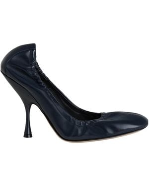 Phoebe Philo Ruched High Heels - Blue