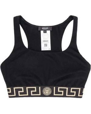 Versace Sleeveless Tops - Black