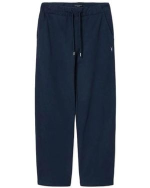 AllSaints Asher Straight-Leg Sweatpants - Blue