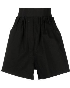 Raf Simons Pleated Shorts - Black