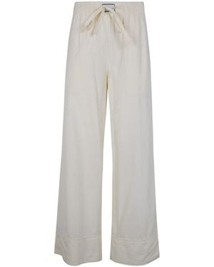 Entire studios Drawstring Wide-Leg Trousers - Grey