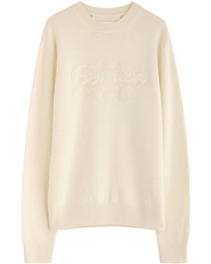 Givenchy Simple Wool Jumper - Natural