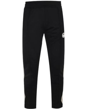 Palm Angels Logo-Patch Track Pants - Black