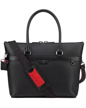 Christian Louboutin Logo Detailed Tote Bag - Black