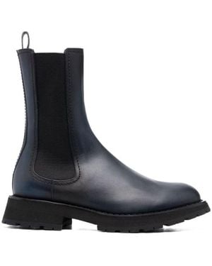 McQueen Chelsea Ankle-Top Boots - Blue