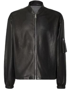Fendi Nappa-Leather Blouson - Black
