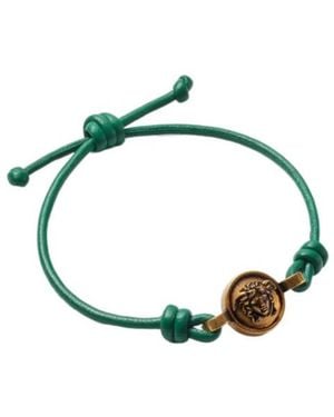 Versace Medusa Leather Bracelet - Multicolor