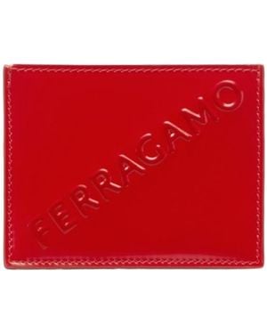 Ferragamo Logo Clip - Red