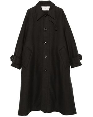 Ami Paris Wool Coat - Black