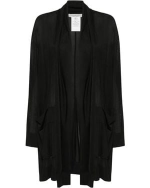 Philosophy Di Lorenzo Serafini Drop Shoulder Ribbed Cardigan - Black