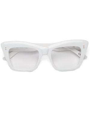 Retrosuperfuture Geometric-Frame Glasses - White